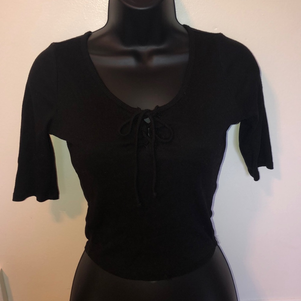 Black Crop Top